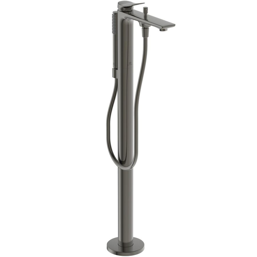 Badmengkraan vrijstaand (afbouwdeel) magnetic grey Conca