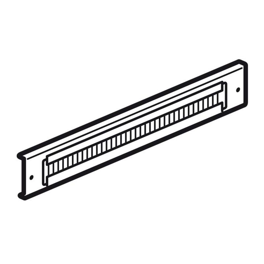 Doorvoerplaat sokkel 100x600