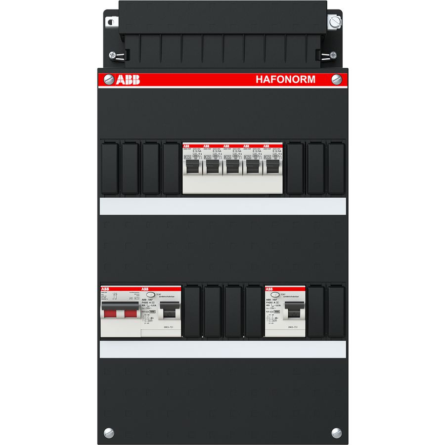 Installatiekast 5x achter 2x 30mA + HS 1-f