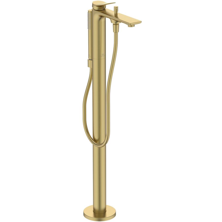 Badmengkraan vrijstaand (afbouwdeel) brushed gold Conca