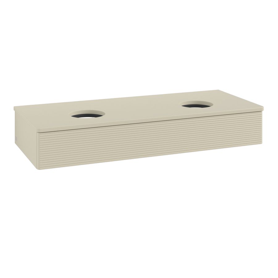 Wastafelonderkast Antao 1200x190x500mm S.Grey Matt Lacquer K13110HJ