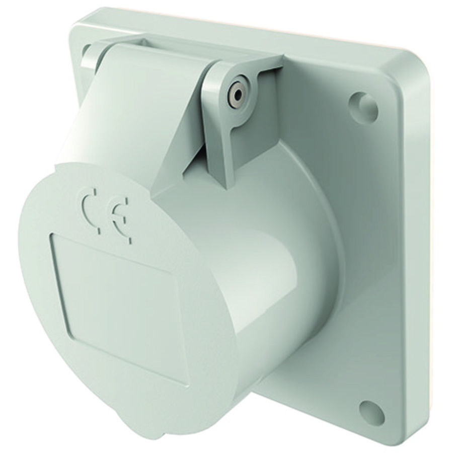 Inbouwwandcontactdoos 16A 2-polig  10H 50VDC IP44 2617A