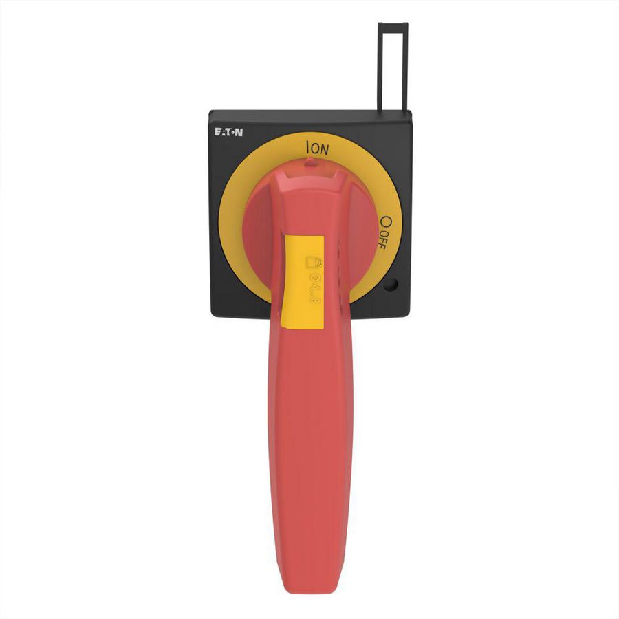 Draaigreep 6.5IN RH HANDLE 12MM RED/YELLOW