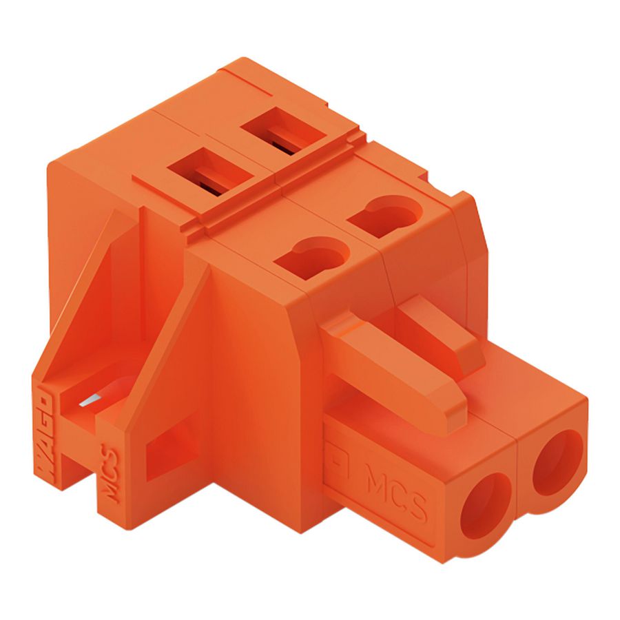 1-draads FE steker 2,5 mm² oranje 231-302/031-000 VVE=100