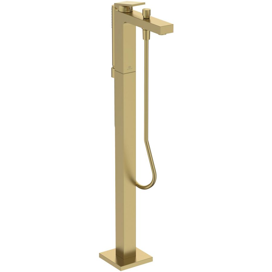 Badmengkraan vrijstaand (afbouwdeel) brushed gold Extra