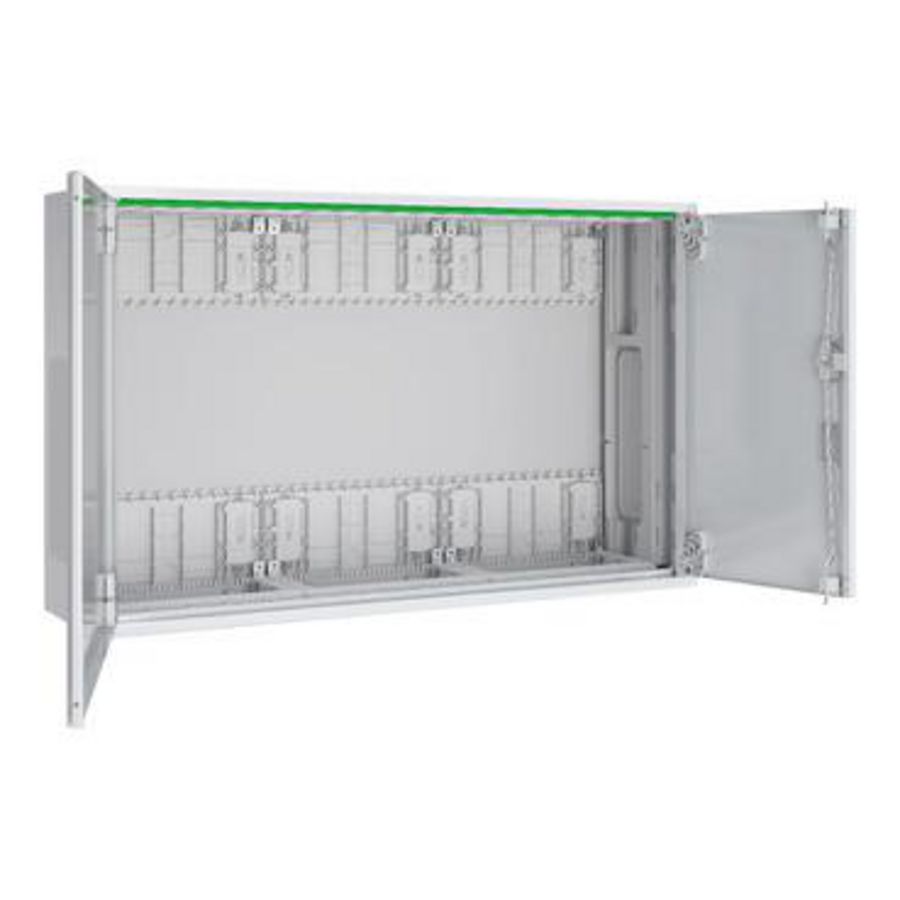 Metalen wandbehuizing B800xH500xD210mm IP44 klasse II d