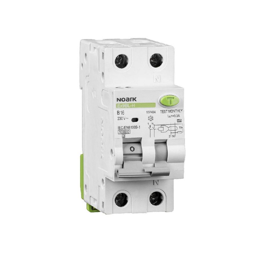 Aardlekautomaat 1P+N B-karakteristiek 20A 300mA 10kA