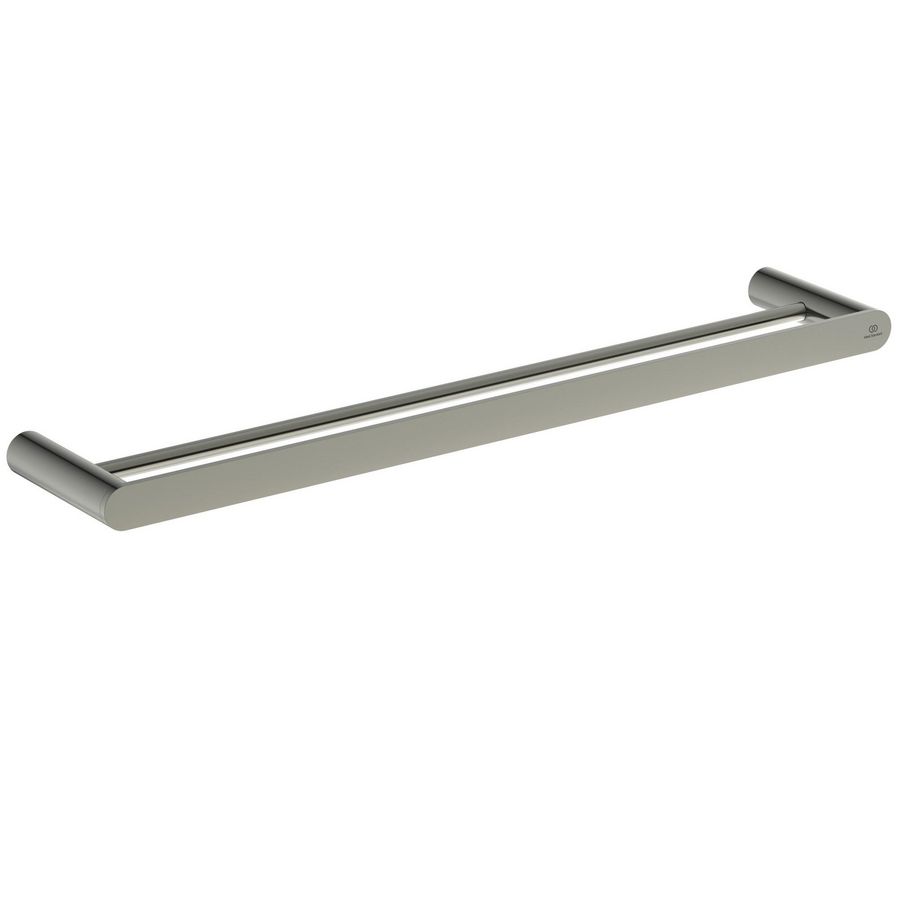 conca handdoekhouder 60cm rond dubbel silver storm (rvs look) T4501GN