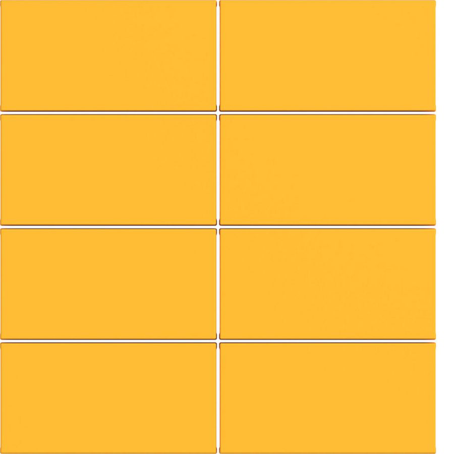 Afdekking KNX taster 8-voudig A.x/C.x saffron mat