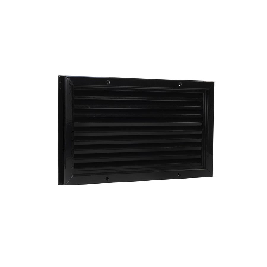 ALU deurrooster 445x245mm zwart