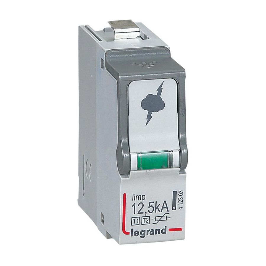 Vervangcassette T1 + T2/12.5kA overspanningsbeveiliger