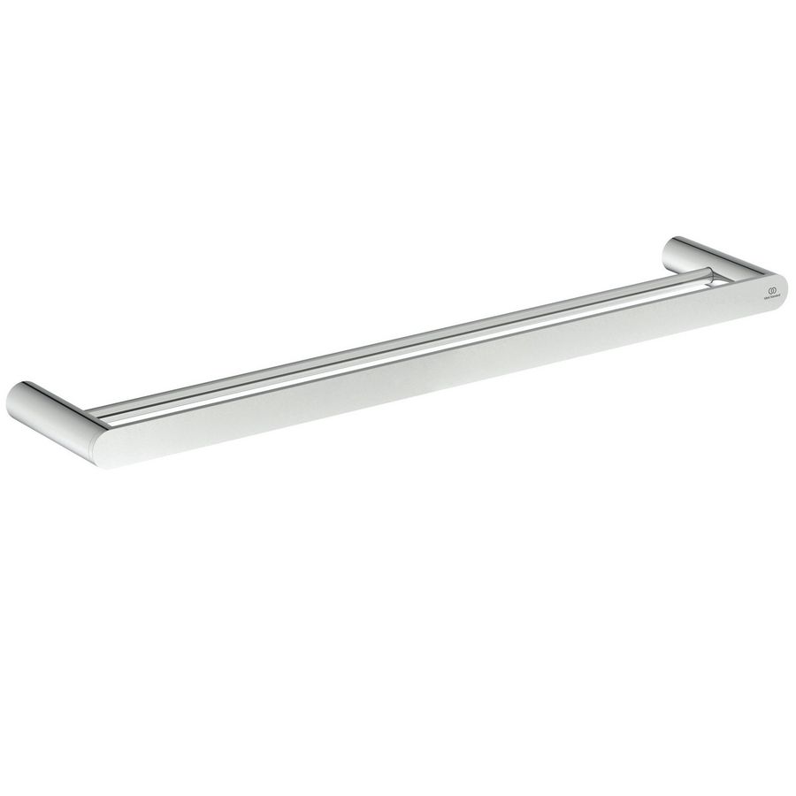 conca handdoekhouder 60cm rond dubbel chroom T4501AA