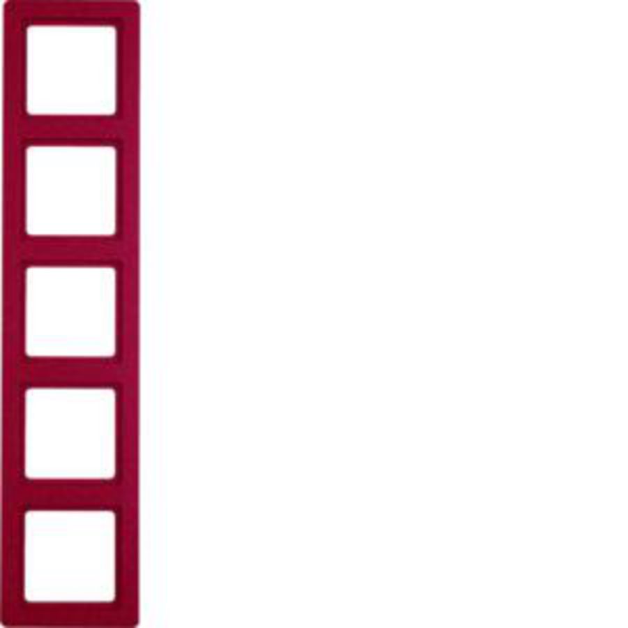 Afdekraam 5-v berker Q.1 rood soft-finish