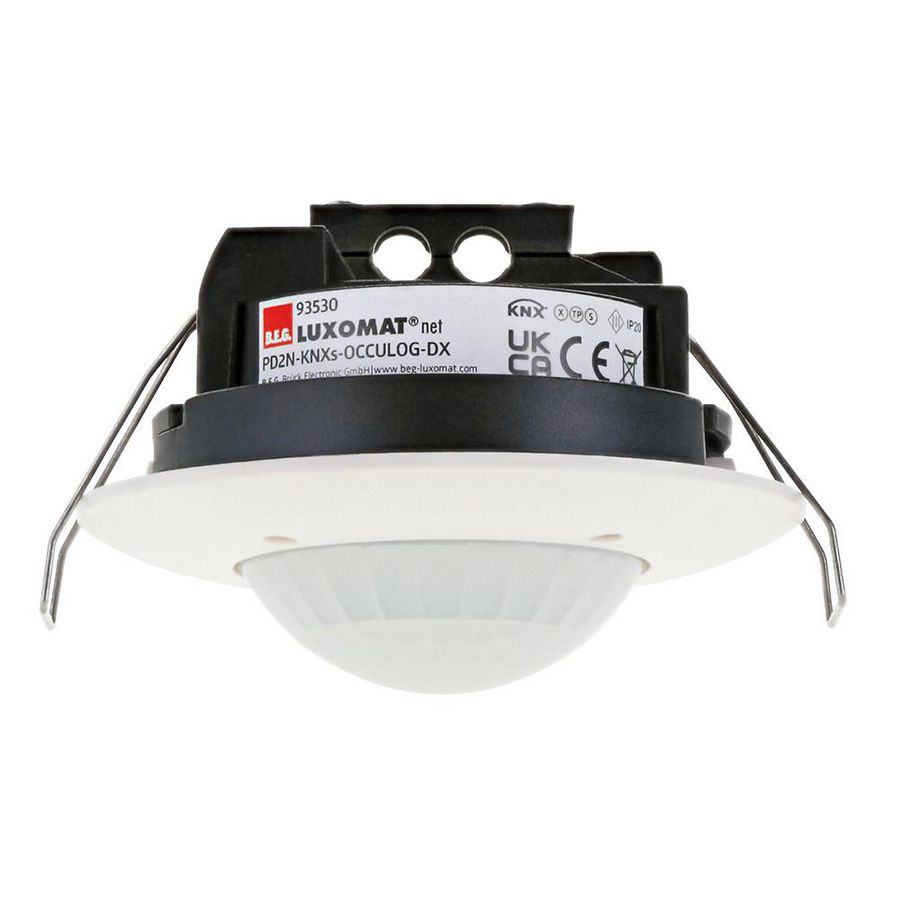 Aanwezigheidsmelder OCCULOG-DX 360gr. IB wit IP20 KNX Secure