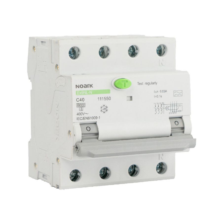 Aardlekautomaat 3P + N B16 30mA 6kA 72mm