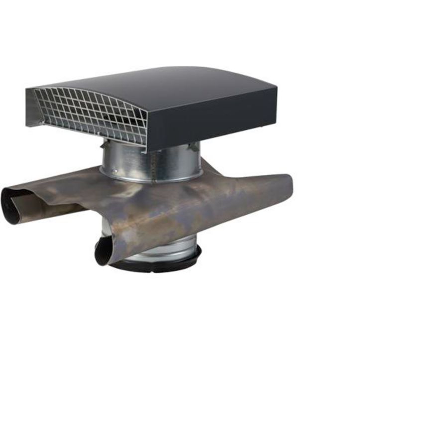 Dakdoorvoer Voor schuin dak aluminium kap DN 160