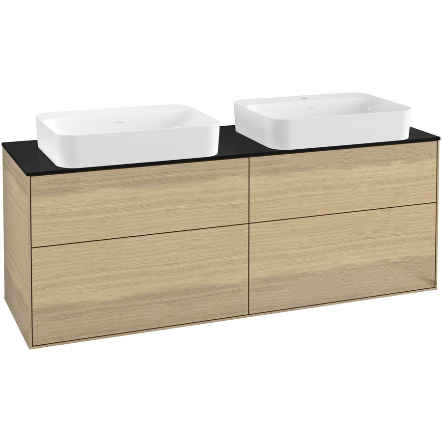 Wastafelonderkast Finion 1600x603x501mm Oak Veneer G72200PC