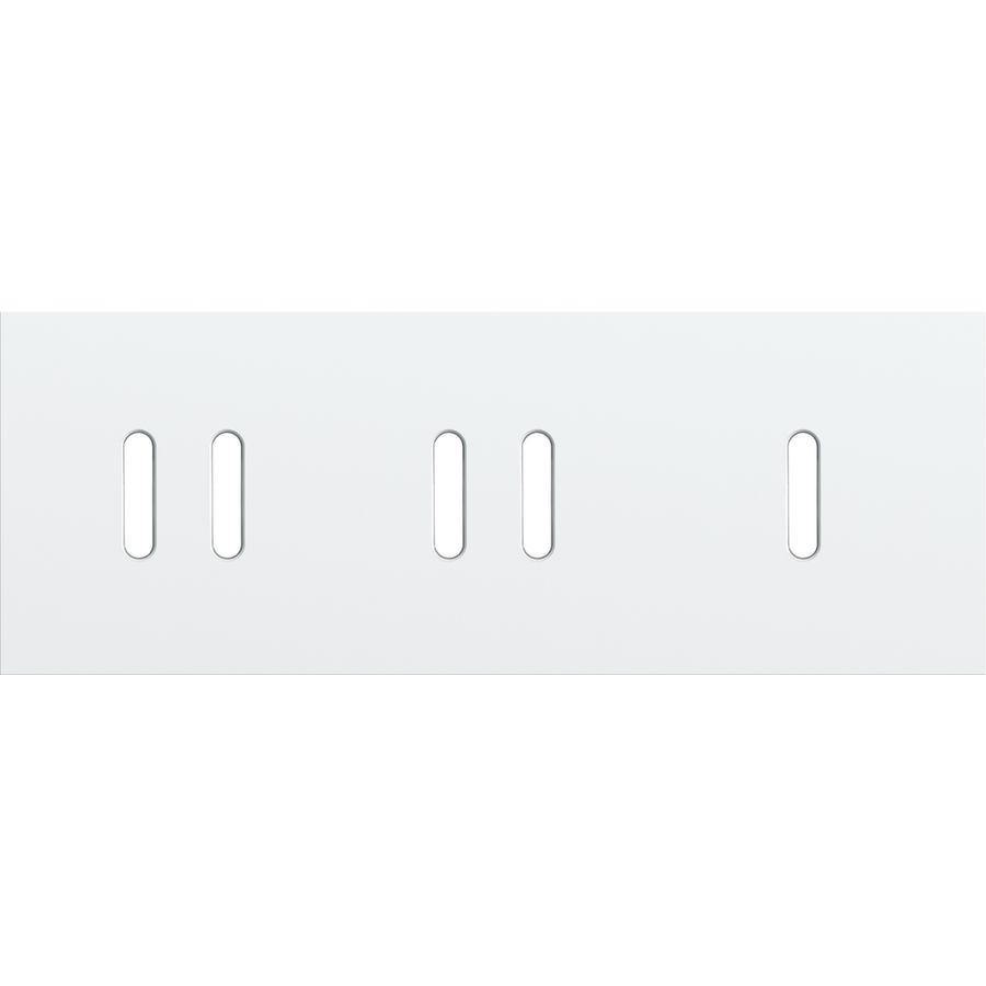 Afdekplaat 3-voud horiz. 71mm centerafst. 154-56704