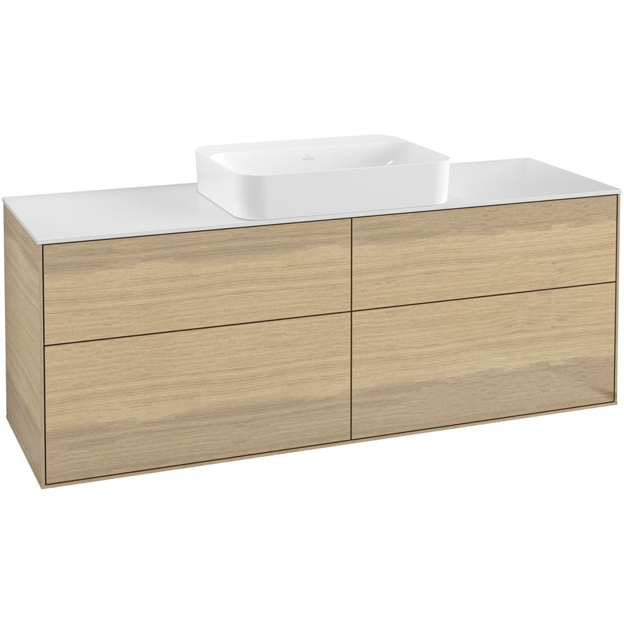 Wastafelonderkast Finion 1600x603x501mm Oak Veneer G73100PC