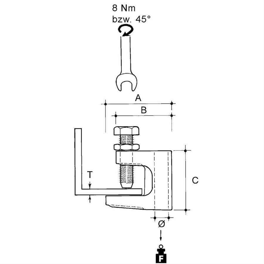 Balkklem VF TKE10