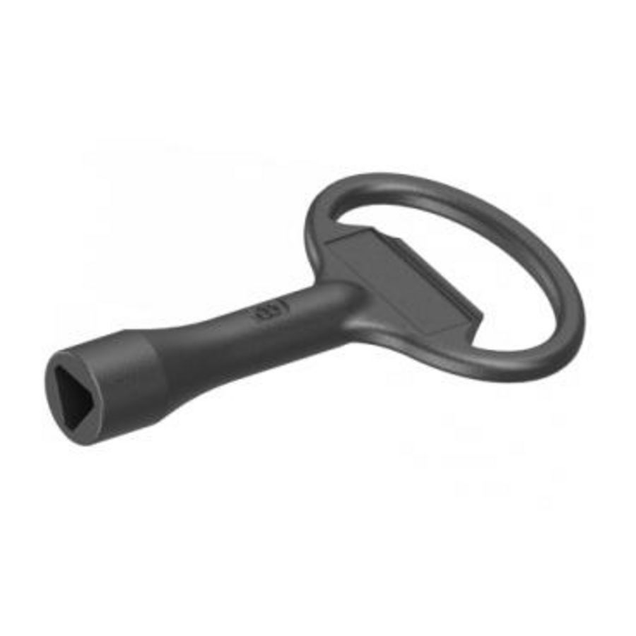 Metal key for 8mm triangle insert