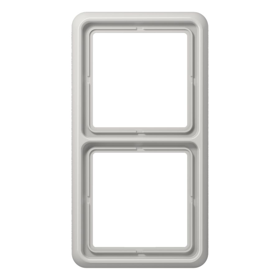 Afdekraam lichtgrijs 2-voudig CD500