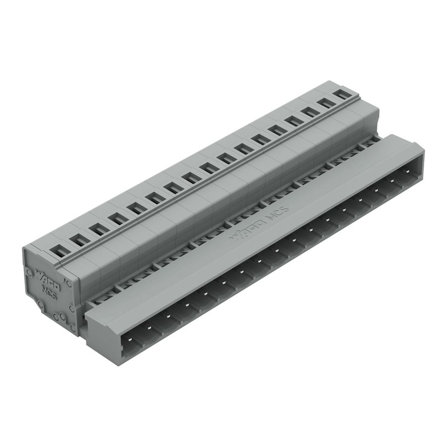 1-draads male steker 2,5mm² grijs 231-617 VVE=25