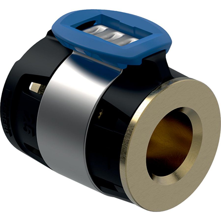 Eindkoppeling FLOWFIT pers 16mm brons