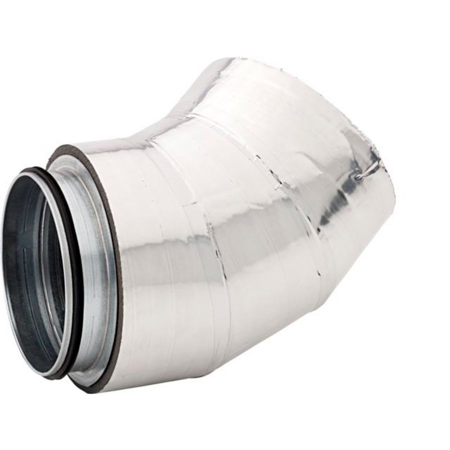 Ventilatiebuis geisoleerd LWF DRB 160-45 bocht