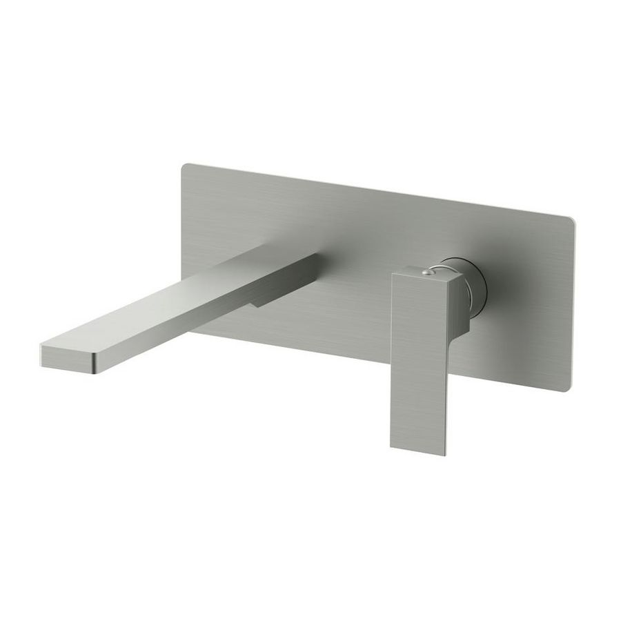 Inbouw wastafelkraan ELLE+uitloop 200mm rechthoekige EL105ST