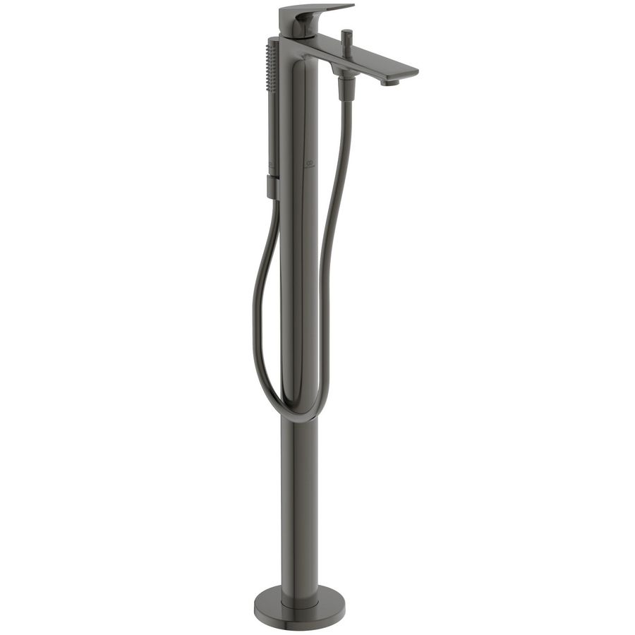 Vrijstaande badmengkraan 130x297x858mm magnetic grey 8l/min La Dolce Vita