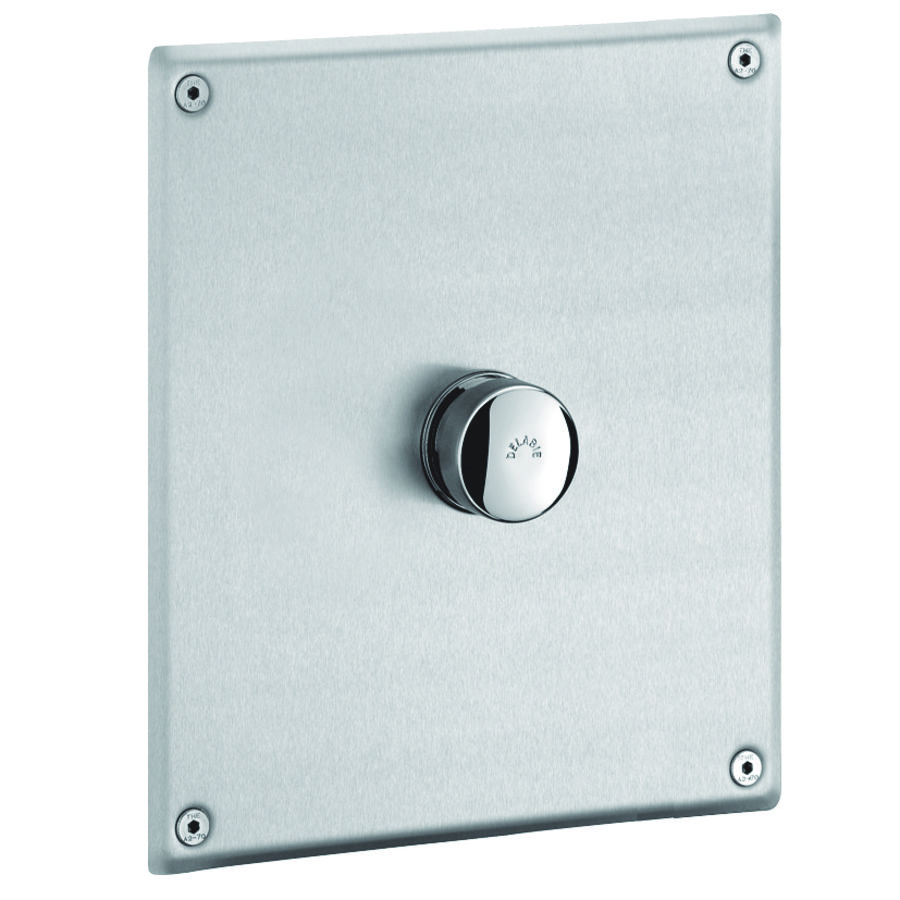 WC M3/4" inb. krn/plaat RVS 220x170 zelfsluitend 7 sec