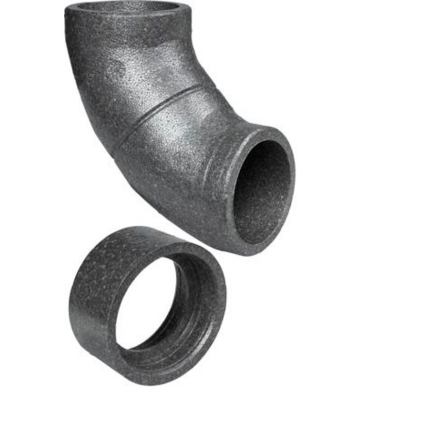 Ventilatiebuis geisoleerd LWF DRB 160-90 EPP bocht