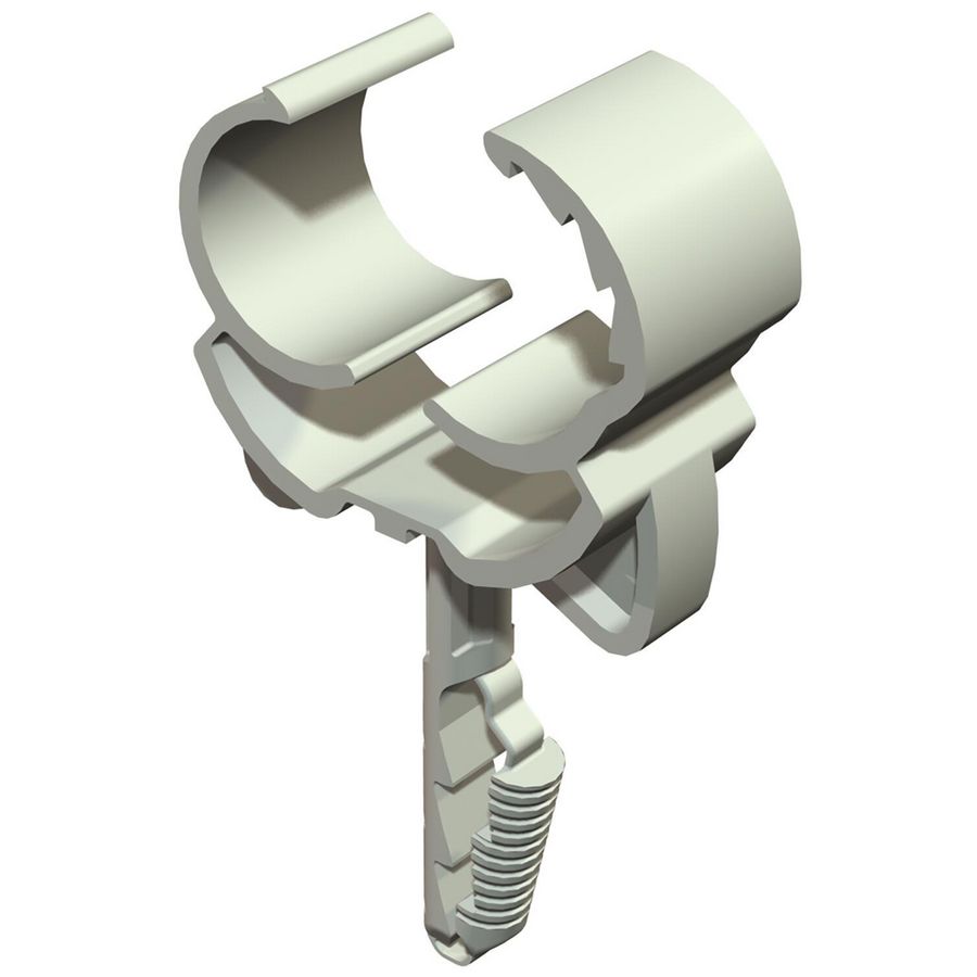 Klik-Snap-kl 12-15,5mm polyam li.grijs RAL 7035 VVE=100