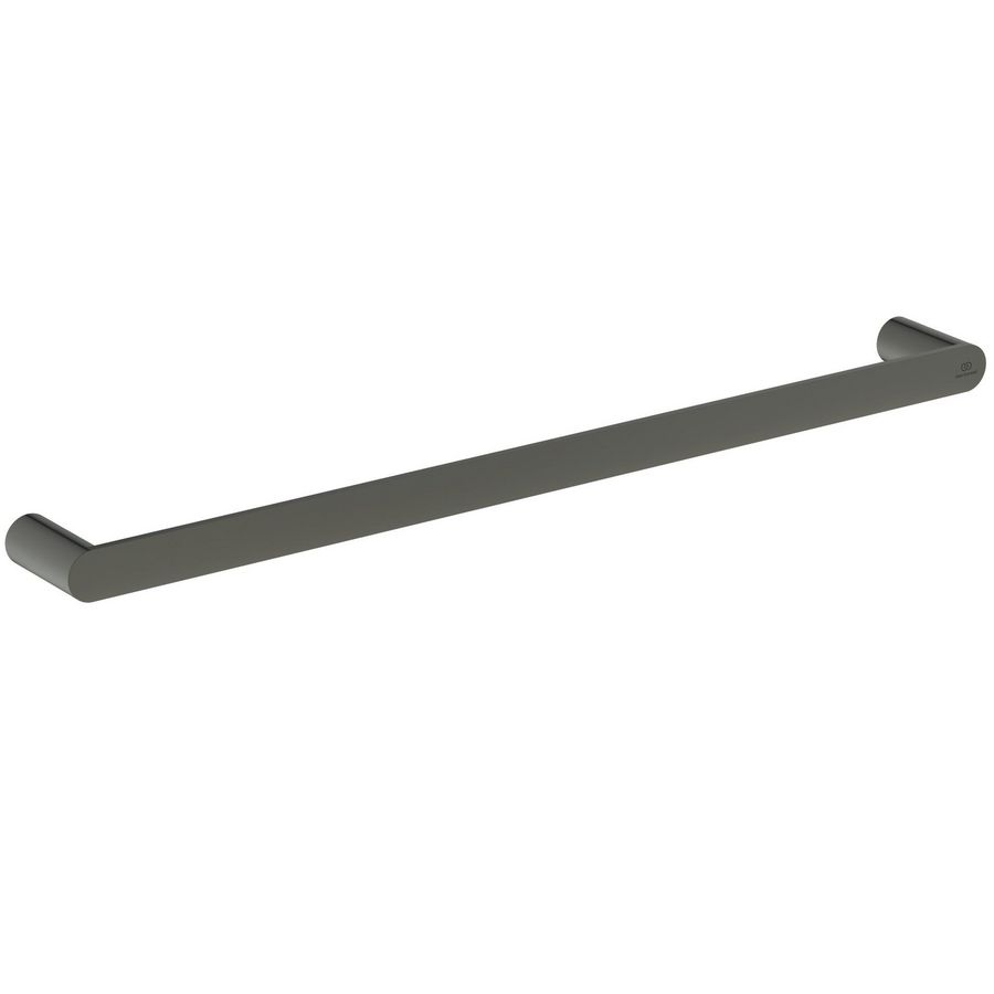 conca handdoekhouder 60cm rond enkel magnetic grey (grijs) T4499A5