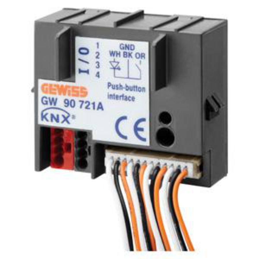 4 KANAAL CONTACTENINTERFACE-KNX