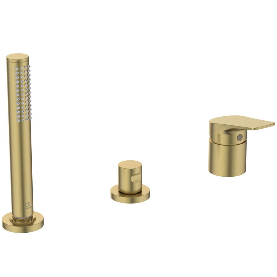 Bad/douchemengkraan badrandmontage 202mm br gold 25l/min La Dolce Vita