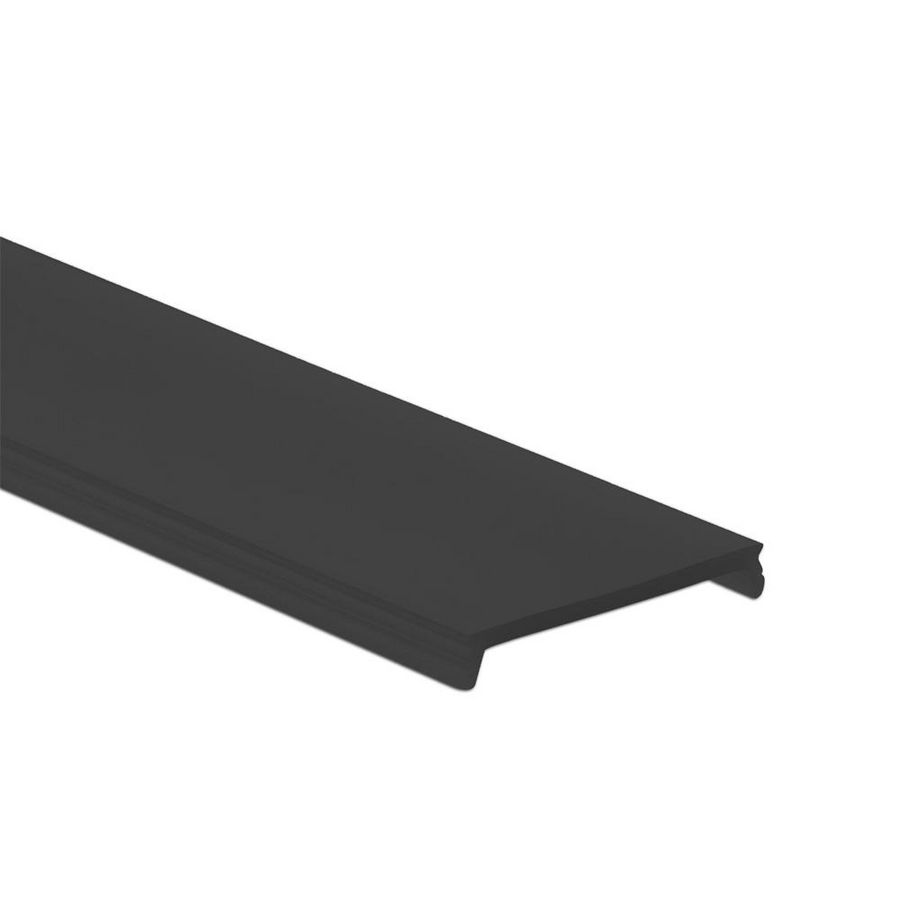 Afdekkap C33 L=2mtr. voor profiel PN4/PN5/PN6/PN7 zwart/mat
