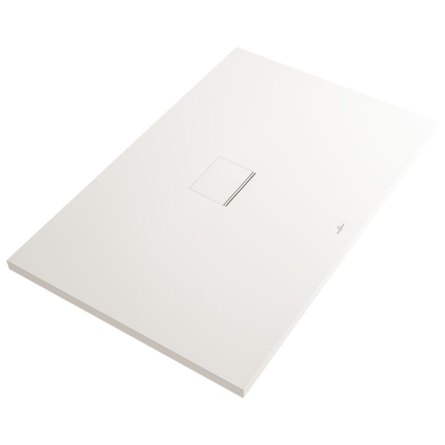 Douchebak Squaro Inf. univ. Quaryl 1800x1000mm stone white
