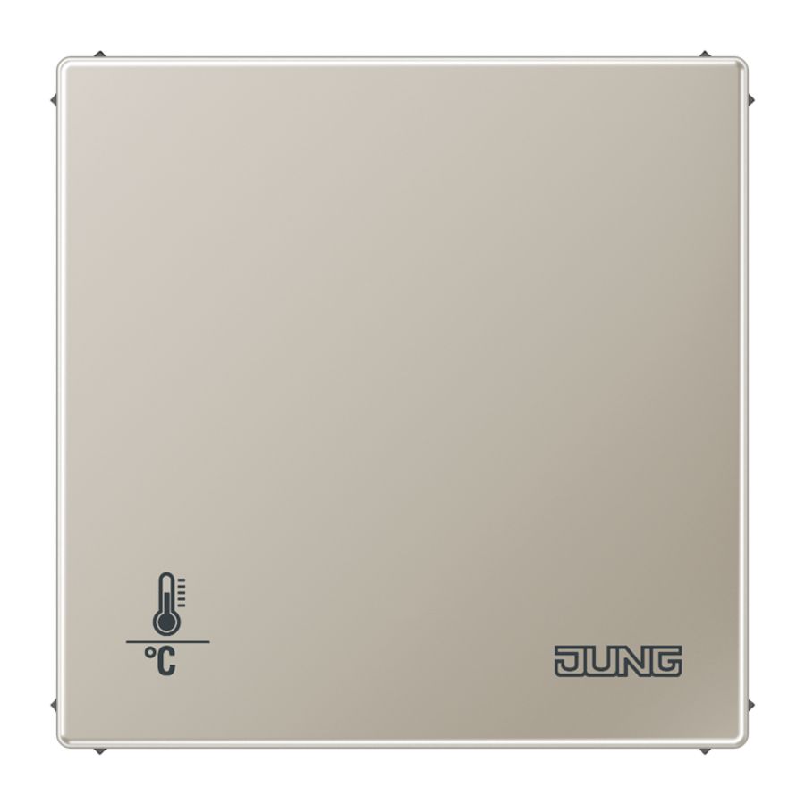 Objectregelaar + 4 bin LS edelstaal KNX