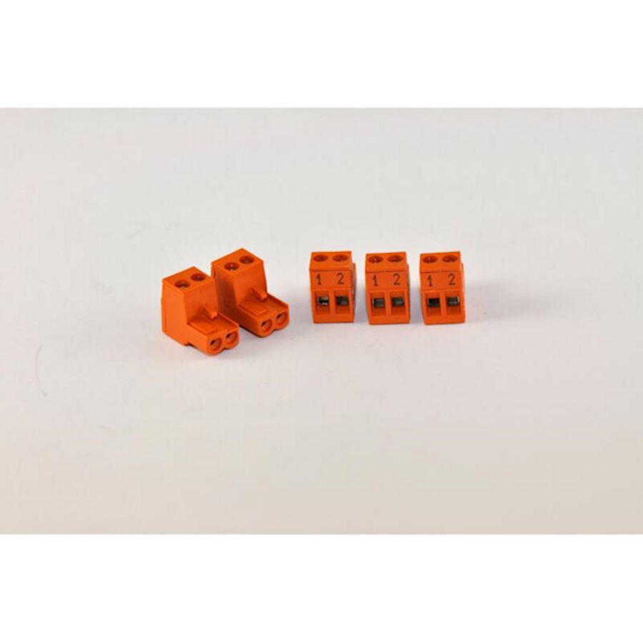 Afsluitklem 2-polig oranje 87444040880