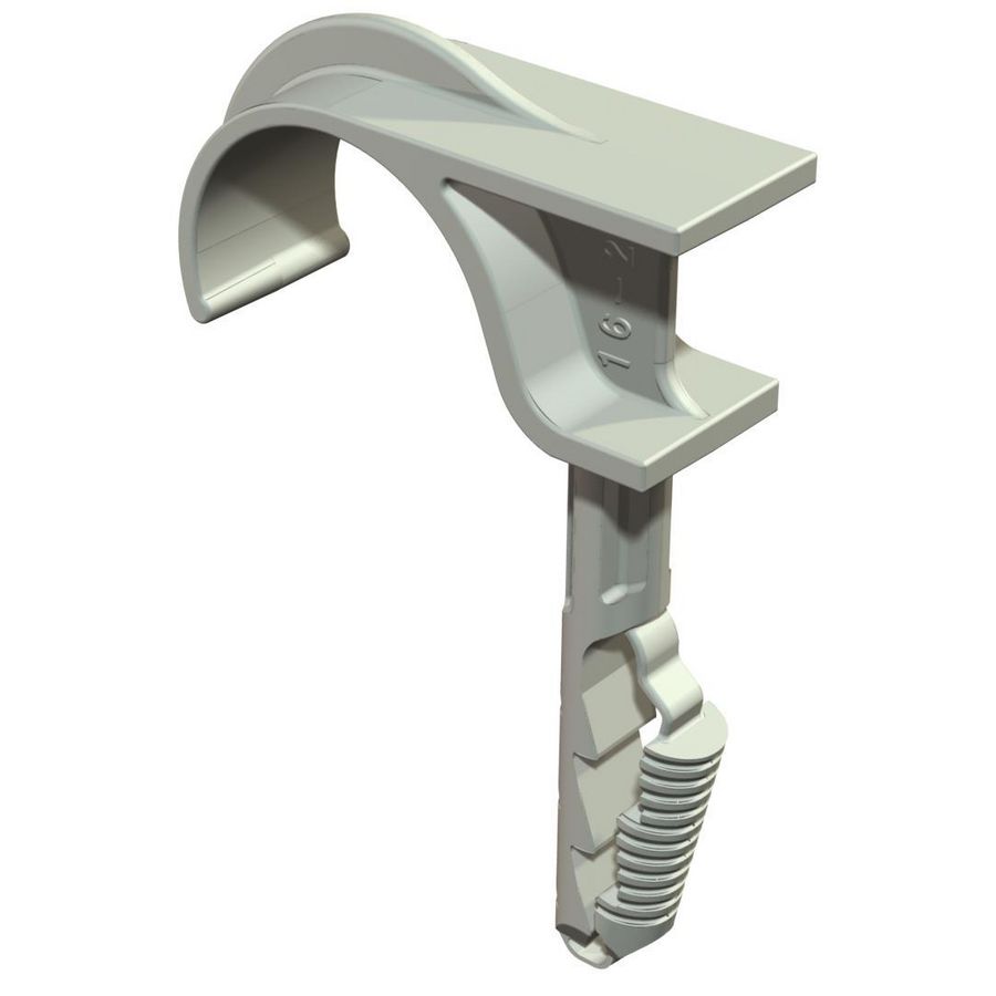 Plugklem 1-voudig 22-30mm Polyamide lichtgrijs RAL7035 VVE=100