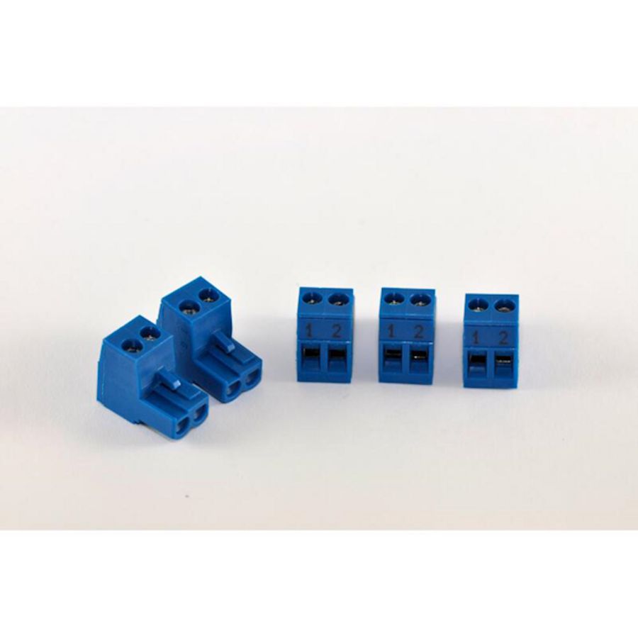 Afsluitklem 2-polig blauw 87444040890