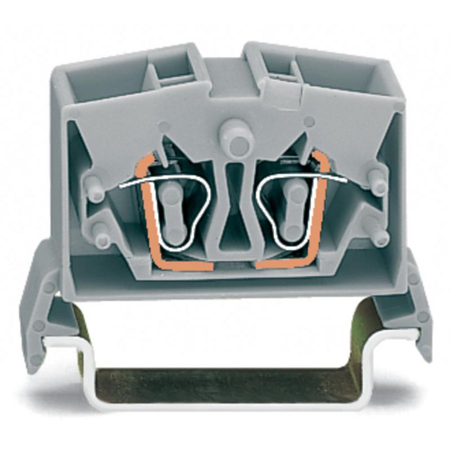 4-draads MINI-rijgklem 2,5mm² test blauw 264-734 VVE=100