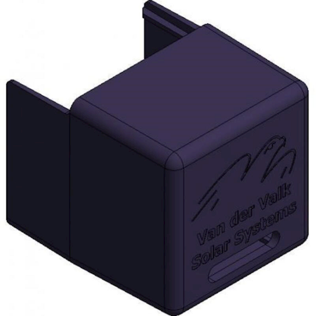 Van der Valk | ValkPitched - Clamp | Kunststoff-Endkappe | Schwarz