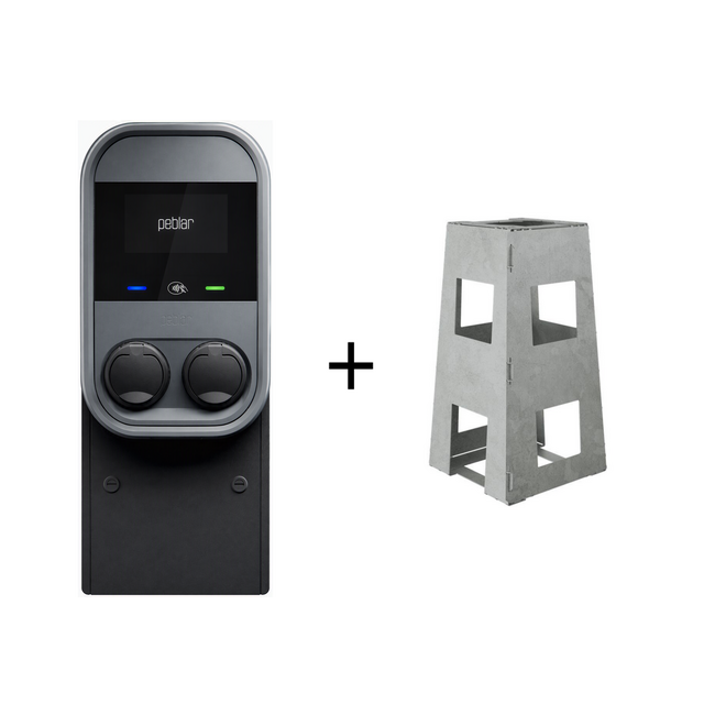 Peblar | Dual | 22kW | MID | Socket