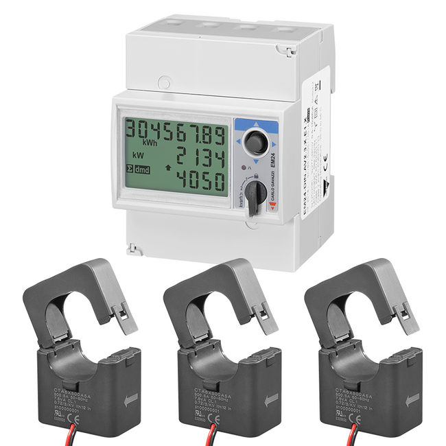 Carlo Gavazzi | Energiemeter + Stroomtransformator |  400A /5A