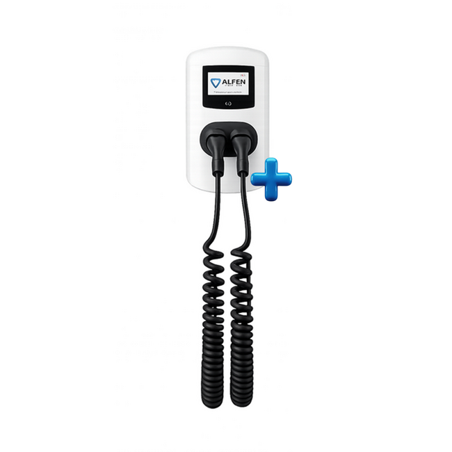 Alfen | Eve Double Plus | 22kW | 2FC | LBA | SCN | Incl. 2 Spiral Cables