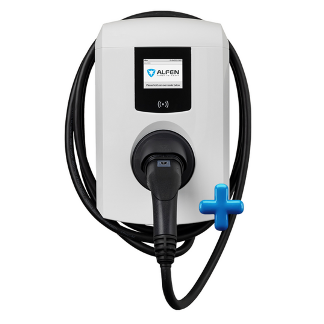 Alfen | Single Plus | 22kW | Kabel | Wit | Incl. 7,5M kabel