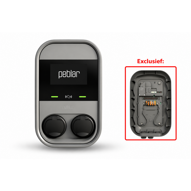 Peblar | Dual | 22kW | MID | Socket